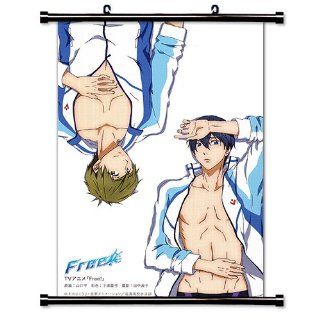 Free Iwatobi Swim Club Anime Fabric Wall Scroll Poster (16" x 23") Inches   Prints