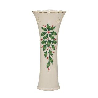 Lenox Holiday Pierced Medium 8.5 Inch Vase Kitchen & Dining
