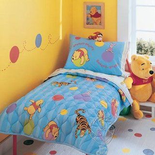 Disney Winnie the Pooh 4 Piece Toddler Bed Set  Baby