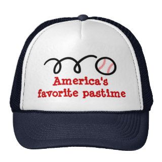 Cool baseball cap  America's favorite pastime Mesh Hat