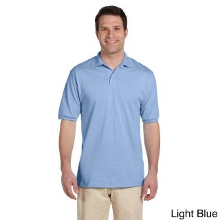 Jerzees Jerzees Mens 50/50 Spotsheild Jersey Polo Shirt Blue Size XXL
