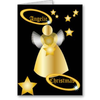 Angelic Christmas Customize Card