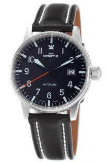 Fortis Men's 595.11.41L Flieger Automatic Black Dial Watch Fortis Watches