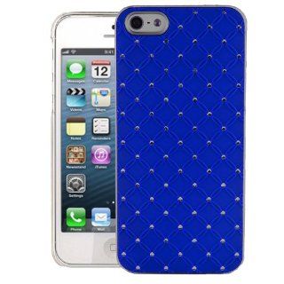 Spot Diamond Case for iPhone 5 and iPhone 5S   Blue (Package include a HandHelditems Sketch Stylus Pen) Cell Phones & Accessories