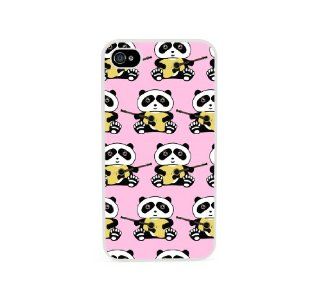 Panda Pink White iPhone 4 Case Fits iPhone 4 & iPhone 4S Cell Phones & Accessories