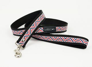 chevrons urban dog lead by wunderpop hip & funky design