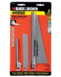 Black & Decker 74 598 Navigator Combo Set, 3 Piece   Power Jig Saw Accessories  
