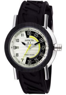 Invicta 3855  Watches,Mens Automatic S1 Collection Black Rubber Champagne Dial, Casual Invicta Automatic Watches