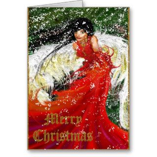 Christmas angel   Merry Christmas Card