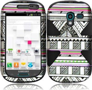 Samsung T599 Galaxy Exhibit ( Metro PCS , T Mobile ) Phone Case Accessory Cute Artwork Dual Protection D Dynamic Tuff Extra Strong Cover with Free Gift Aplus Pouch Cell Phones & Accessories