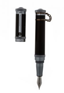 Invicta IWI014 37  More,Russian Diver Ionized Aluminum In Dark Brown Color Converter Fill Fountain Pen, Pens Invicta Pens More