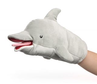 Archer Pams Dolphin Puppet Plush
