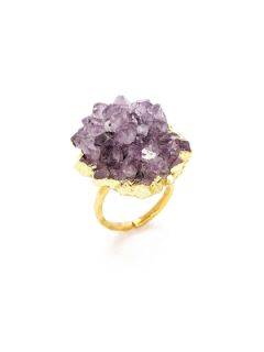 Raw Amethyst Ring by Alanna Bess Jewelry