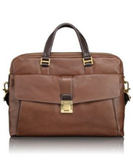 Tumi Luggage Beacon Hill Chestnut Large Laptop Brief, Brown, One Size Clothing