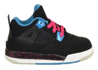 Jordan Retro IV (TD) Toddler Baby Shoes Black/Fireberry/Dynamic Blue Black/Fireberry/Dynamic Blue 308500 019 4.5 Shoes