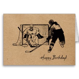 Happy Birthday Hockey Card   Female