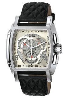 Invicta 5660  Watches,Mens S1 Chronograph Black Leather, Chronograph Invicta Quartz Watches