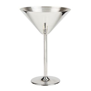 Zurich Stainless Steel Martini (Set of 4) Martini Glasses