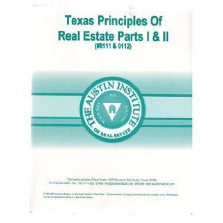 Texas Principles of Real Estate Parts I & II (#0111 & 0112) Charles J Jacobus 9780324661156 Books
