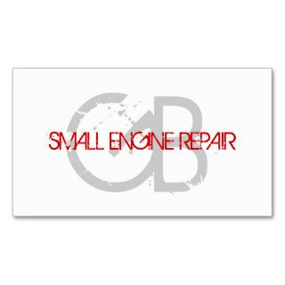 Small Engine Repair Business Cards