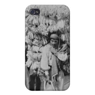 Man Selling Corn Husks for Wrapping Paper iPhone 4/4S Case