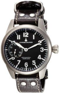 Chase Durer Men's 607.1BB LEA Warhawk Mechanical Black Dial Vintage Leather Watch at  Men's Watch store.