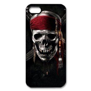 Pirates of the Caribbean Skull Printed Case for iphone 5 Cell Phones & Accessories