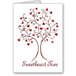 Sweetheart Tree   Greeting Card