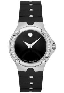 Movado 0604772  Watches,Womens Sports Edition Swiss Diamond Black Rubber, Luxury Movado Quartz Watches