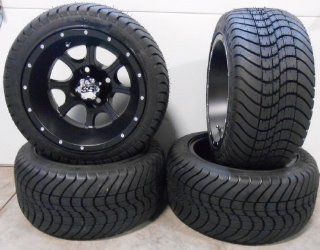 ITP SS108 Black Golf Wheels 12" EFX Lo Pro Tires 225x35 12 Tires EZ GO/Club Car Automotive
