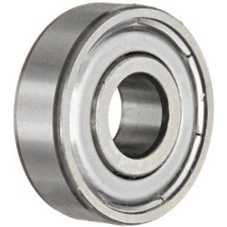 SKF 608 Z Radial Bearing, Single Row, Deep Groove Design, ABEC 1 Precision, Single Shield, Non Contact, Normal Clearance, Standard Cage, 8mm Bore, 22mm OD, 7mm Width Deep Groove Ball Bearings