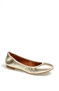 Juil ‘The Flat’ Earthing Leather Ballet Flat