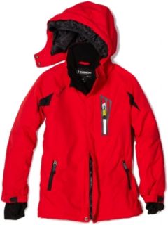 Sunice Junior Boy's Volt Ski Jacket (Red, 12)  Sports & Outdoors