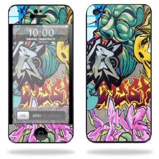 Protective Skin Decal Cover for Apple iPhone 5 Cell Phone Sticker Skins Graffiti WildStyle Cell Phones & Accessories