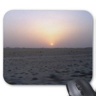 Iraq Desert Sunset Mouse Pads