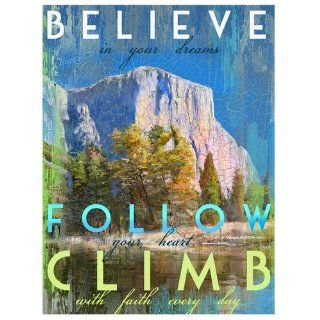 Shop Santa Barbara Design Studio Believe Climb with Faith Mini Wall/Desk Plaque by Patrick Reid O'Brien, 4 by 6 Inch at the  Home D�cor Store. Find the latest styles with the lowest prices from Santa Barbara Design Studio
