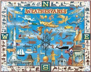 White Mountain Puzzles Weathervanes 1000 Piece Jigsaw Puzzle Toys & Games