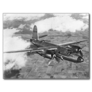 Martin B 26 F Marauder Bomber Aircraft USAAF Postcards