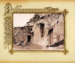 1893 Etching Jerusalem Prophet Isaiah Grotto Tomb Siloe   Original Etching   Etchings Prints