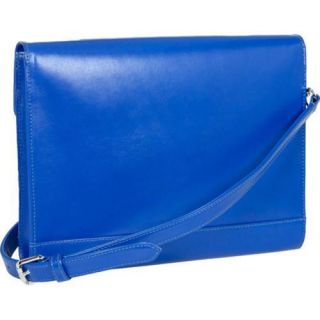 Women's Luis Steven Gisella iPad Clutch Wallet C 3100 Blue Leather Luis Steven Clutches & Evening Bags