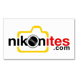 Nikonites Card Business Card Template