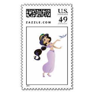 Aladdin Jasmine releasing setting free bird flying Postage Stamp