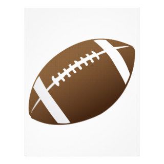 Football and Football Teams Graphic Custom Letterhead
