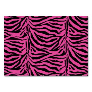 Hot Pink  Zebra Skin Texture Background Business Card