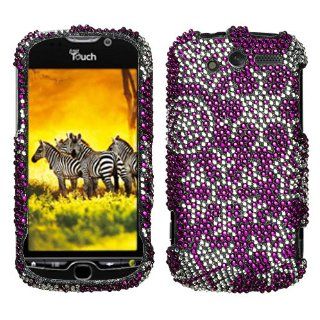 HTC myTouch 4G Freeze Diamante Protector Cover Case Cell Phones & Accessories