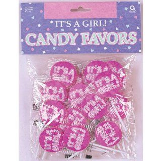 Candy Suckers   It's a Girl (25 count)   Suckers And Lollipops
