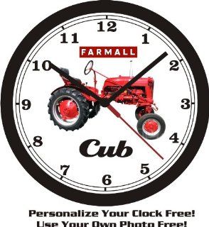 1949 FARMALL CUB TRACTOR WALL CLOCK FREE USA SHIP  