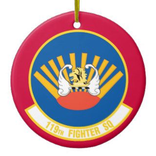 U.S. Air Force 119th Fighter Squadron Ornament
