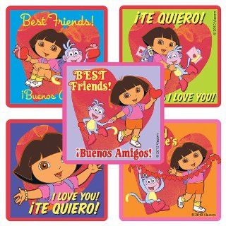 Dora the Explorer Valentine Stickers   75 Per Pack Toys & Games