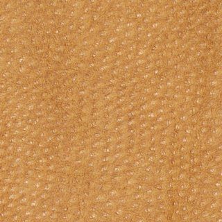 Faux Leather Ostrich Caramel Fabric
